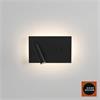 Wandleuchte Edge Reader Mini 9.3W schwarz matt  230V / 2700K H=241mm B=151T=88 / IP20
