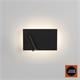 Wandleuchte Edge Reader Mini 9.3W schwarz matt  230V / 2700K H=241mm B=151T=88 / IP20