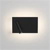 Wandleuchte Edge Reader Mini LED schwarz  230V / 1x9.7W + 4.1W LED 2700K