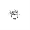 Wandleuchte Faktor S  230V/G9 max.40-75W T=155 H=84 D=125 | Bild 2