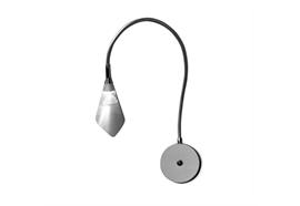 Wandleuchte FLEX TP 50 nickel glanz  230V/12V GU5.3 max.1x 50W  Trafo elektronisch