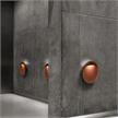 Wandleuchte Flindt 20 LED 10W weiss texture  240V 2700K 435Lm D=200 T=61mm / IP65 | Bild 3