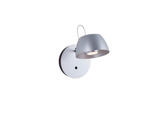 Wandleuchte IRIO W UP 17,5W alu  240V/2700K 1350Lm T=206mm IP20