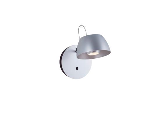 Wandleuchte IRIO W UP 17,5W alu  240V/2700K 1350Lm T=206mm IP20