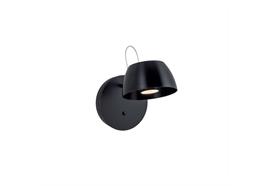 Wandleuchte IRIO W UP 17,5W schwarz  240V/2700K 1350Lm T=206mm IP20