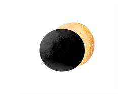 Wandleuchte Lederam W Schwarz / Gold  230V 17W 2700K 1700lm /D=25 T=9cm IP20