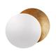 Wandleuchte Lederam W17 LED 17W/2700K weiss/gold  230V / 1700lm D=170 x T= 84 mm H=173