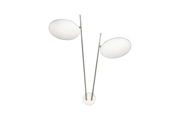 Wandleuchte Lederam W2 LED 2 x17W/2700° Weiss/Satin  230V/3400lm/H=470 B=460mm