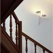 Wandleuchte Lederam W2 LED 2 x17W/2700° Weiss/Satin  230V/3400lm/H=470 B=460mm | Bild 4