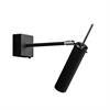 Wandleuchte Lucenera 502 schwarz/nickelglanz  230V/12V Gu10 1x50W EIN/AUS