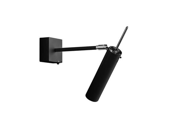 Wandleuchte Lucenera 502 schwarz/nickelglanz  230V/12V Gu10 1x50W EIN/AUS