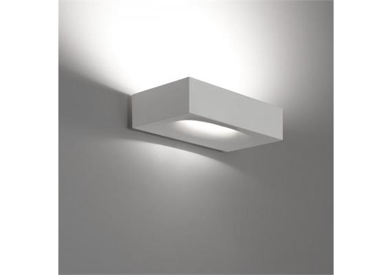 Wandleuchte Melete weiss dim  230V 1x11W o. 1x160W R7s 114mm L=228 T=138 H=55mm