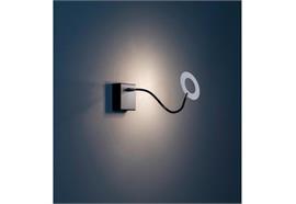 Wandleuchte MINI GIULIETTA Parete schwarz/schwarz  230V 2.8W LED 2700°K 283lm