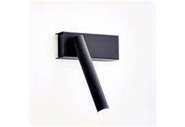 Wandleuchte Mira switch 5.6W schwarz matt  230V inkl. Schalter 3000K 630lm nicht dimmbar