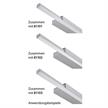 Wandleuchte Mirror LED 24W schwarz  230V 3000K 1940Lm L=1750 H=27.5 T=80 / IP20 | Bild 3