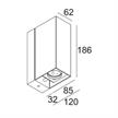 Wandleuchte Mono X down-up T50 Graubraun  230V/Gx 5.3 12V/2x20-35W IP54 | Bild 2