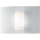Wandleuchte Mood small W3 Glas opal weiss  240V/ E27 max IAA/F 2x60W  H=330 D=180