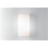 Wandleuchte Mood small W3 Glas opal weiss  240V/ E27 max IAA/F 2x60W  H=330 D=180