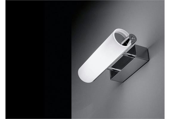 Wandleuchte Norma 65 Chrom/Weiss LED 3000°  240V/ 16W/ 2200lm