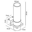 Wandleuchte Ober alu  230V/E14 1x40-60W HG | Bild 2