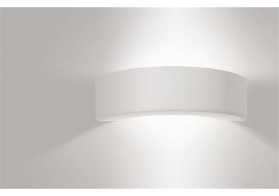 Wandleuchte Ponte piccolo weiss Coral  R7s 150W H=90/T=170/L=320