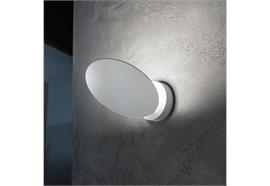 Wandleuchte Puzzle Round single weiss matt  240V 2700K 16W 1700lm D=90mm T=75 IP20