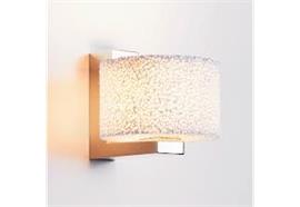 Wandleuchte Reef LED 8W 2700K Alu gebürstet  240V/ D=120mm Schirm H=75mm