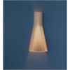 Wandleuchte Secto gross Walnuss  230V/E14/ 5.5W ES H= 60cm D=30 / IP20