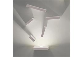 Wandleuchte SET LED 9W weiss  240V 2700K 1041Lm L=22cm H=3 T=10/ IP20