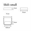 Wandleuchte Shift small 16W DALI champagner  240V 2700K 2495Lm L13.8cm H=4 T=15 /IP20 | Bild 2
