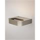 Wandleuchte Shift small 16W DALI natural brown  240V 2700K 2495Lm L13.8cm H=4 T=15 /IP20