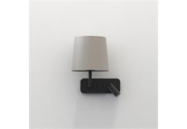 Wandleuchte Side by Side bronze  230V /12W E27 + 4.1W 2700K / IP20