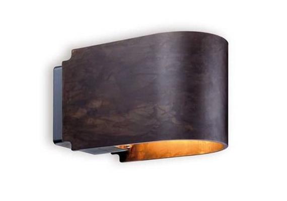 Wandleuchte SIMPLE LED 10W brass  230V/ 10W/2700°K B=16 x H=10cm