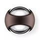Wandleuchte Sito verticale VOLT C80 maroon  230V/ 2x9W 3000K / D=130 x H=113 mm / IP65
