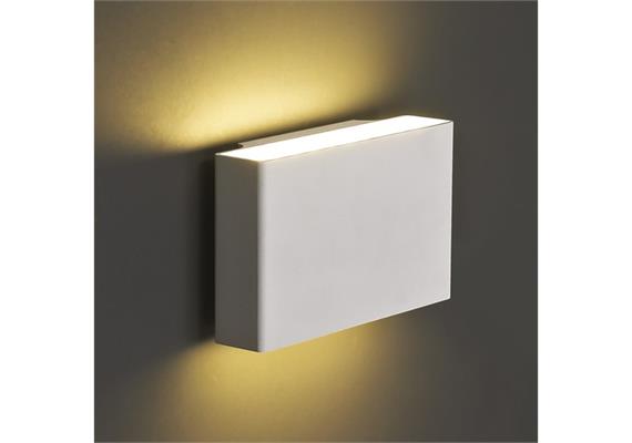 Wandleuchte Slota Led up & down 2x4W grau  230V/ 2700K 2 x 556lm /L=150x41 H=90 / IP54
