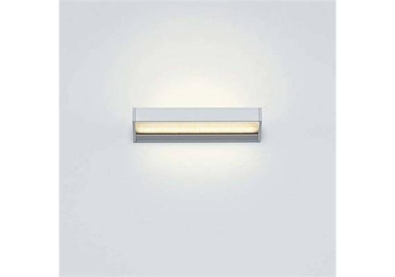 Wandleuchte SML LED M 15W TRIAC silber satiné/satiné  240V 3000K 1560lm B=220 T=85 H=25mm