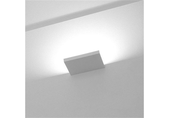 Wandleuchte SOL 2 LED 24W 3000K weissmatt  230V 1959lm dimmbar TRIAC