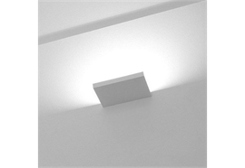 Wandleuchte SOL 2 LED 24W 3000K weissmatt  230V 1959lm dimmbar TRIAC