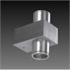 Wandleuchte Tibe LED WW 2x1.2W alu gebürstet  230V/24V/350mA DC/ H=88 B=46 T=65