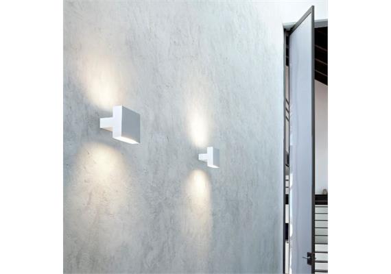 Wandleuchte Tight Light Led 18W weiss  230V /48 TOP LED 3000K 1460lm  H=130 B=160 T=100