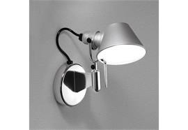 Wandleuchte Tolomeo micro faretto alu  230V 1x6W o. 1x46W E14 Halo.