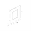 Wandleuchte Unit HP ano  230V/ G9 Halopin 1x25-40W | Bild 2