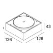 Wandleuchte Vision LED ww weiss-chrom  100-240V 2x1.6W 336lm 3000°K CRI80 IP20 | Bild 2