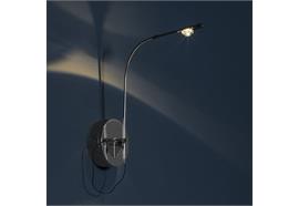 Wandleuchte WA mod B LED 2700°K nickel glanz  230V/2700°K 1W/100lm CRI80 H=max.25cm