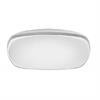 Wandleuchte Watch chrom Glas weiss  230V /200W R7s 119mm / 45x45cm H=13.5cm