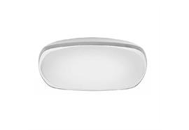 Wandleuchte Watch chrom Glas weiss  230V /200W R7s 119mm / 45x45cm H=13.5cm