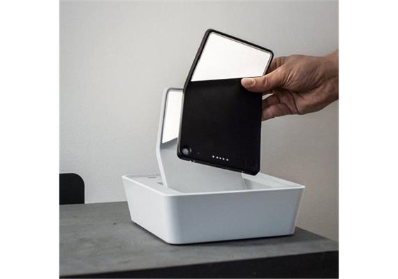 Wandleuchte Winglet CL 3er Set kabellos 2700K weiss  5V 5-170lm 114x178x65mm IP20