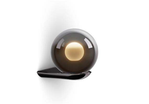 Wandlleuchte Luna Parete floor mir AIR dark chrome  240V 2700-4000K 9W 430Lm CRI 97 IP20