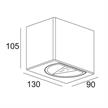 Wandstr. TIGA LED BS 93024 DIM8 7W 3000K Graubraun  240V 680lm 7W IP65 | Bild 2