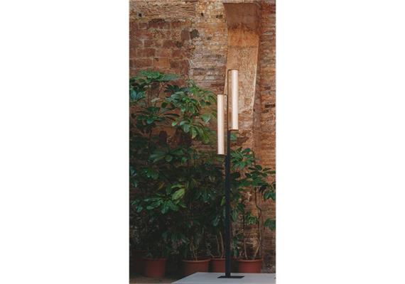 Wegleuchte Class 2815 / 2x7W schwarz matt  240V/ 2700K H=250cm T=22 / IP67